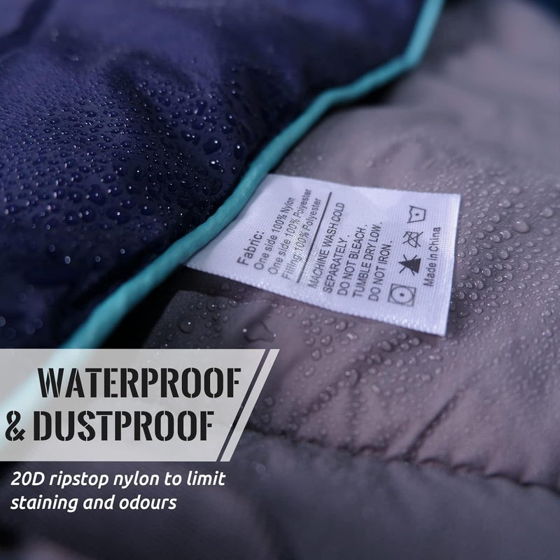GLORSIGN Outdoor Puffy Camping Blanket, Lightweight Down Alternative Puffy Printed Camping Large Ultra Warm Hammock Top Quilt Waterproof Blanket for Traveling Picnic Beach Party Cold Weather (Arizona Fade) - Image 4
